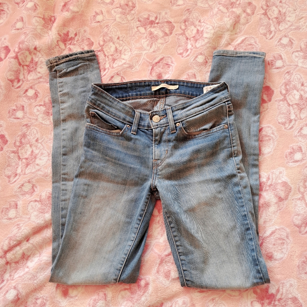 Light Blue Levi's Skinny Jeans